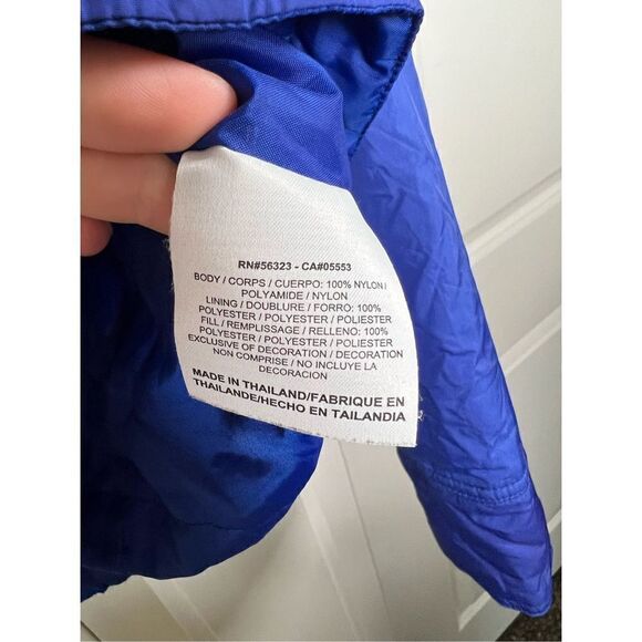 Women's Nike 6.0 Stratton Blue Long  Puffer Winter Jacket Coat Size M N398 - Picture 4 of 6